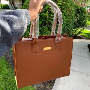 Joy & Iman Terracotta Brown Handbag